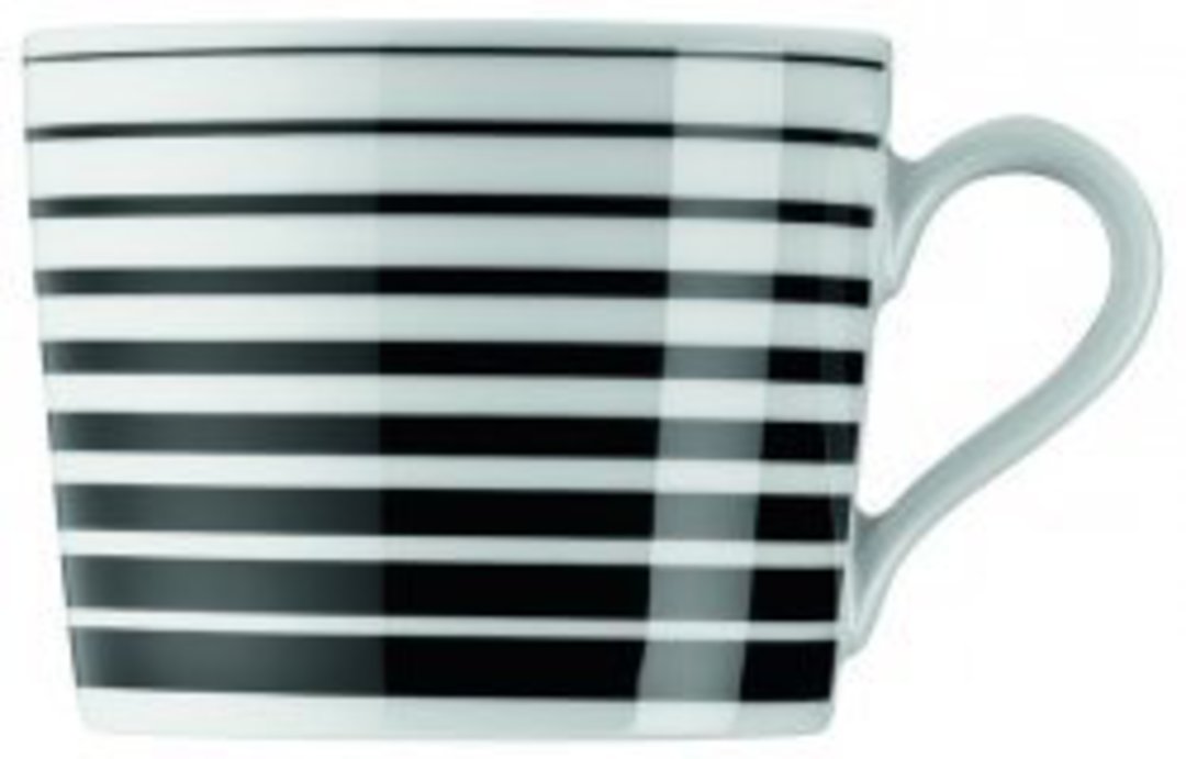 Arzberg Tric Straight Black Coffee Cup & Saucer image 0
